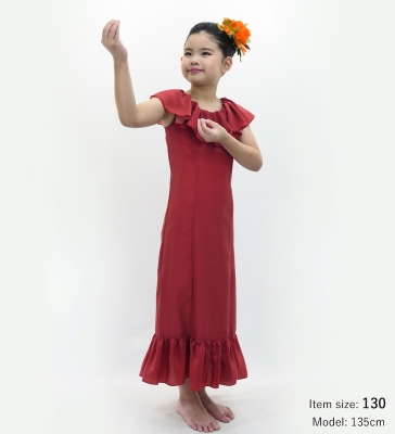 Kids Custom Koshibo Frill Dress / JCp136-pattern