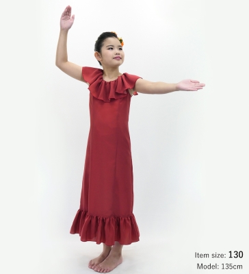 Kids Custom Koshibo Frill Dress / JCp136-pattern