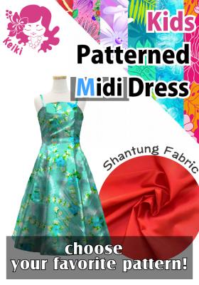 Kids Custom Midi Dress / JCp15-pattern