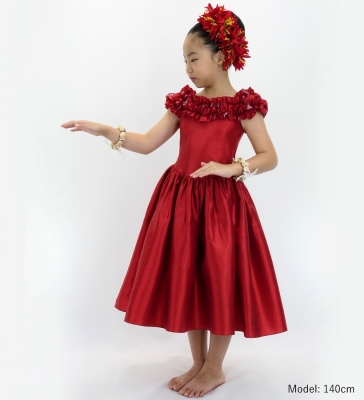 Kids Custom Midi Dress / JCp18-solid