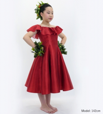 Kids Custom Midi Dress / JCp39-solid