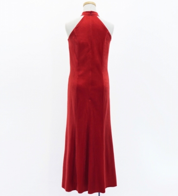 Kids Custom Long Slit Dress with Velvet / JCp40-pattern