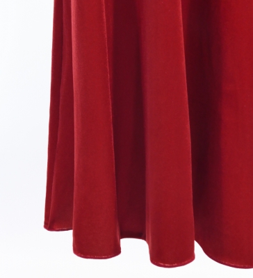 Kids Custom Long Slit Dress with Velvet / JCp41-pattern