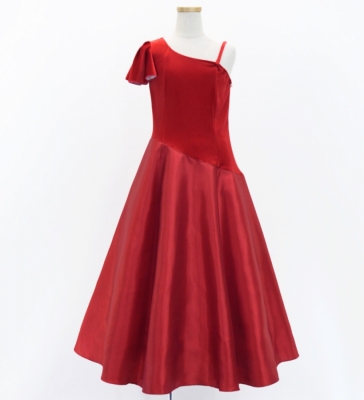 Kids Custom One Shoulder Long Dress / JCp45-mix