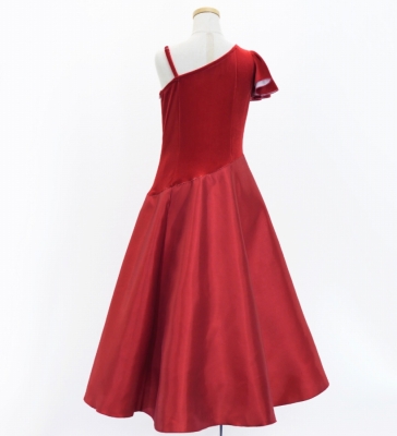 Kids Custom One Shoulder Long Dress / JCp45-mix