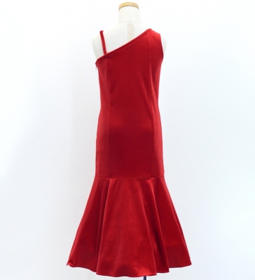 Kids Custom Long Dress with Velvet / JCp83-pattern