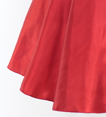 Kids Custom Half Sleeve Long Dress with Koshibo & Shantung / JCp86-mix