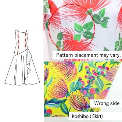 Kids Custom One Shoulder Long Dress / JCp94-mix