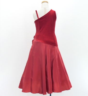 Kids Custom One Shoulder Long Dress / JCp94-mix