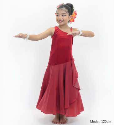 Kids Custom One Shoulder Long Dress / JCp94-mix