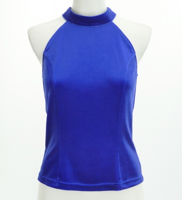 Custom American Armhole Blouse with Velvet / JC7-solid