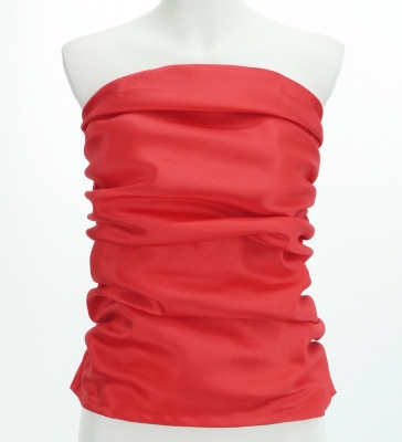 Custom Drape Blouse with Shantung / JC8-solid
