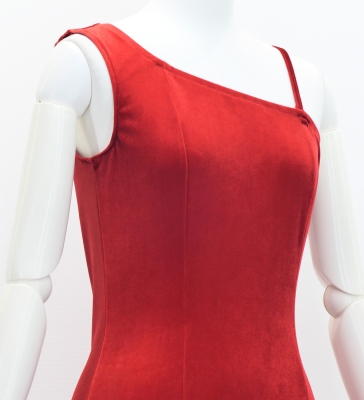 Custom One Shoulder Long Dress / JC87-solid
