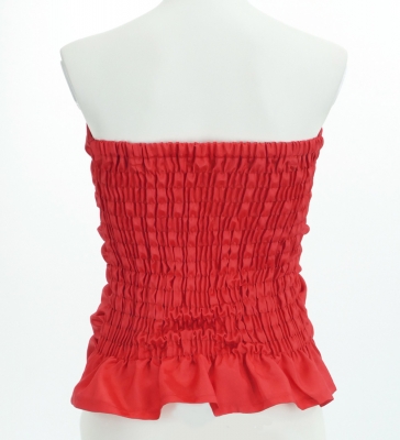 Custom Drape Blouse with Shantung / JC8-solid