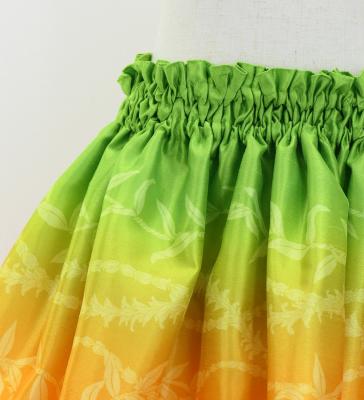 Hula Kids Shantung Pa'u Skirt with Lokelani Print / Luxury Collection / Jp102-4