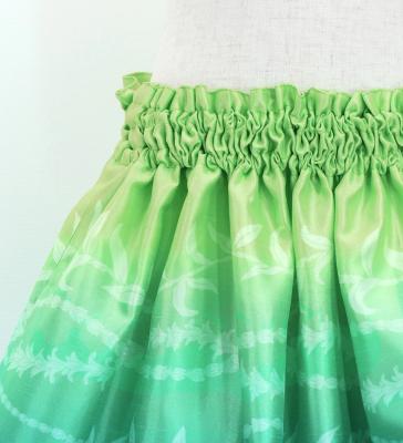Hula Kids Shantung Pa'u Skirt with Lokelani Print / Luxury Collection / Jp102-5