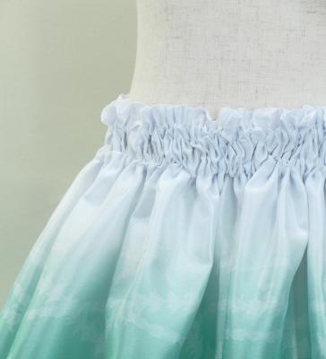 Hula Kids Shantung Pa'u Skirt with Lokelani Print / Luxury Collection / Jp102-6