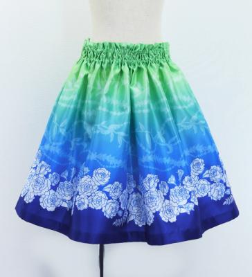 Hula Kids Shantung Pa'u Skirt with Lokelani Print / Luxury Collection / Jp102-7