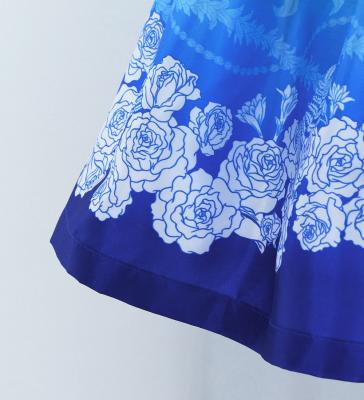 Hula Kids Shantung Pa'u Skirt with Lokelani Print / Luxury Collection / Jp102-7