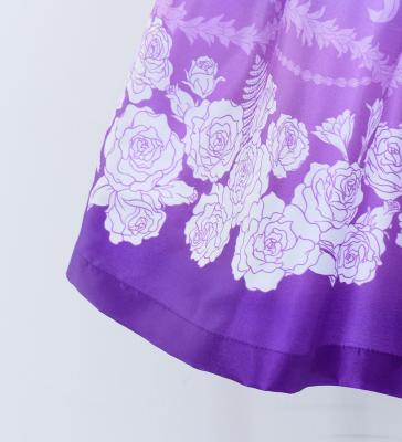Hula Kids Shantung Pa'u Skirt with Lokelani Print / Luxury Collection / Jp102-8