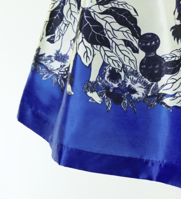 Hula Kids Shantung Pa'u Skirt with Hula Girl Print / Luxury Collection / Jp103bl
