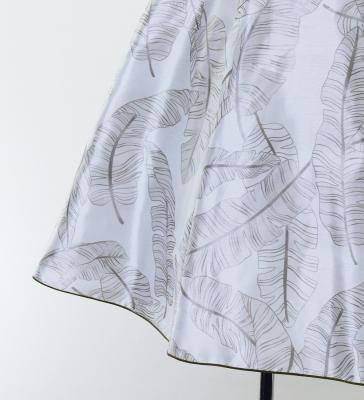Hula Kids Cape Long Dress with Banana Leaf Print / Luxury Collection / Gray / Jp104gy