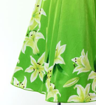 Hula Kids One Shoulder Long sleeve Dress with Lily / Luxury Collection / CRM & LGR / Jp105crlgr