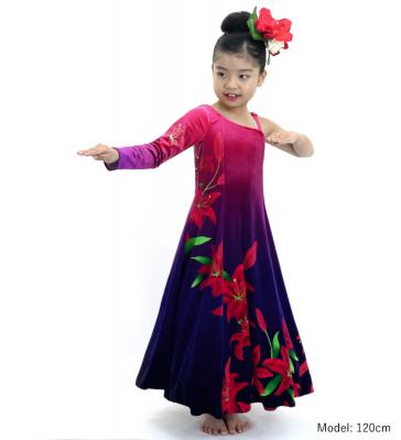 Hula Kids One Shoulder Long sleeve Dress with Lily / Luxury Collection / PI & NVY / Jp105pinv