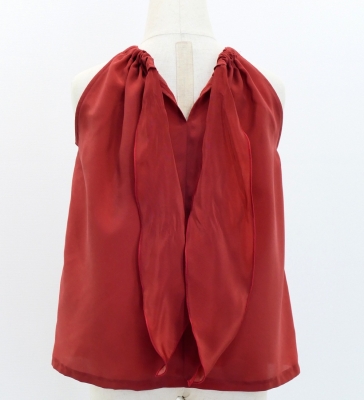 Hula Kids American Armhole Blouse with Koshibo / Dark Red 2 / Jp106drd2