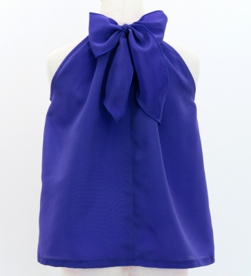 Hula Kids American Armhole Blouse with Koshibo / Royal Blue / Jp106rbl