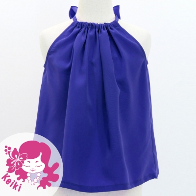 Hula Kids American Armhole Blouse with Koshibo / Royal Blue / Jp106rbl