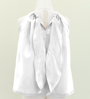 Hula Kids American Armhole Blouse with Koshibo / White / Jp106wh