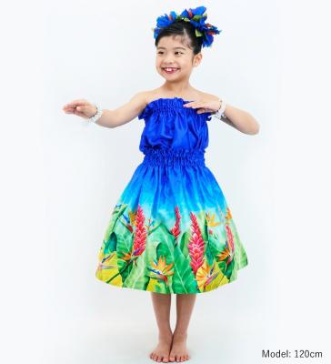 Hula Keiki Set-Up with Strelitzia & Red Ginger Print / Luxury Collection / Jp108-2
