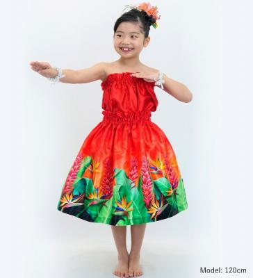Hula Keiki Set-Up with Strelitzia & Red Ginger Print / Luxury Collection / Jp108-6