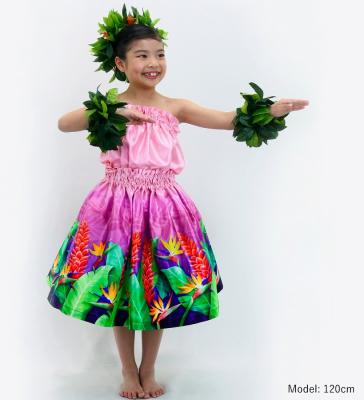 Hula Keiki Set-Up with Strelitzia & Red Ginger Print / Luxury Collection / Jp108-7