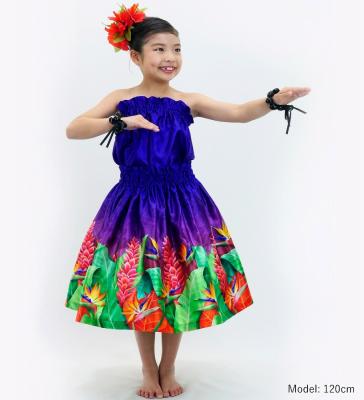 Hula Keiki Set-Up with Strelitzia & Red Ginger Print / Luxury Collection / Jp108-8