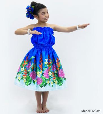 Hula Keiki Set-Up with Torch Ginger & Heliconia Print / Luxury Collection / Jp109-1