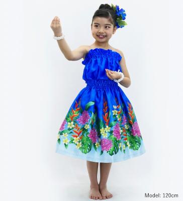Hula Keiki Set-Up with Torch Ginger & Heliconia Print / Luxury Collection / Jp109-1