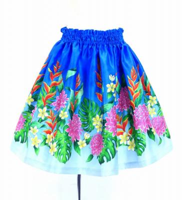 Hula Keiki Set-Up with Torch Ginger & Heliconia Print / Luxury Collection / Jp109-1