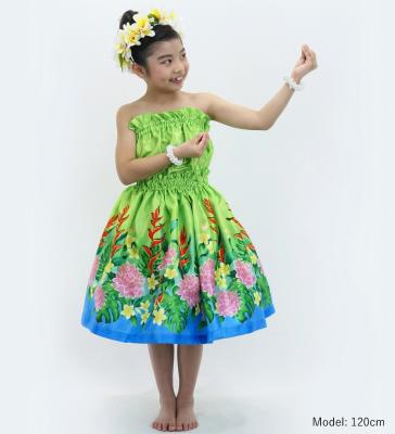 Hula Keiki Set-Up with Torch Ginger & Heliconia Print / Luxury Collection / Jp109-3