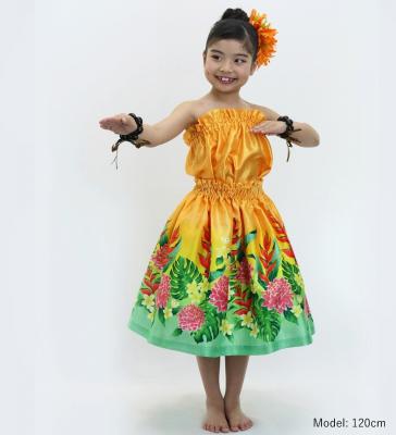 Hula Keiki Set-Up with Torch Ginger & Heliconia Print / Luxury Collection / Jp109-4