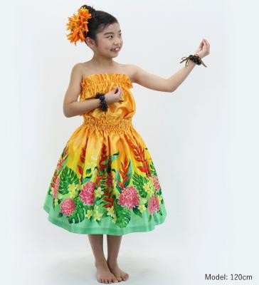 Hula Keiki Set-Up with Torch Ginger & Heliconia Print / Luxury Collection / Jp109-4