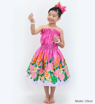 Hula Keiki Set-Up with Torch Ginger & Heliconia Print / Luxury Collection / Jp109-5