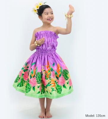 Hula Keiki Set-Up with Torch Ginger & Heliconia Print / Luxury Collection / Jp109-7
