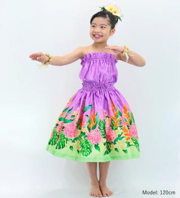 Hula Keiki Set-Up with Torch Ginger & Heliconia Print / Luxury Collection / Jp109-7