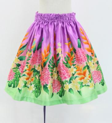 Hula Keiki Set-Up with Torch Ginger & Heliconia Print / Luxury Collection / Jp109-7
