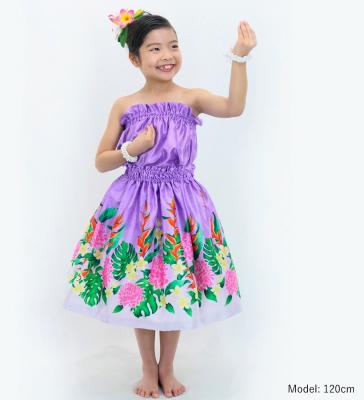 Hula Keiki Set-Up with Torch Ginger & Heliconia Print / Luxury Collection / Jp109-8