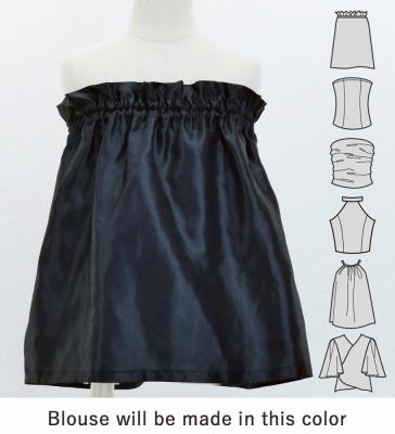 Hula Keiki Set-Up with Hula Girl Print / Luxury Collection / Black / Jp111bk