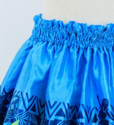 Hula Keiki Set-Up with Hula Girl Print / Luxury Collection / Light Blue / Jp111lbl