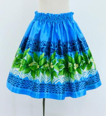 Hula Keiki Set-Up with Hula Girl Print / Luxury Collection / Light Blue / Jp111lbl